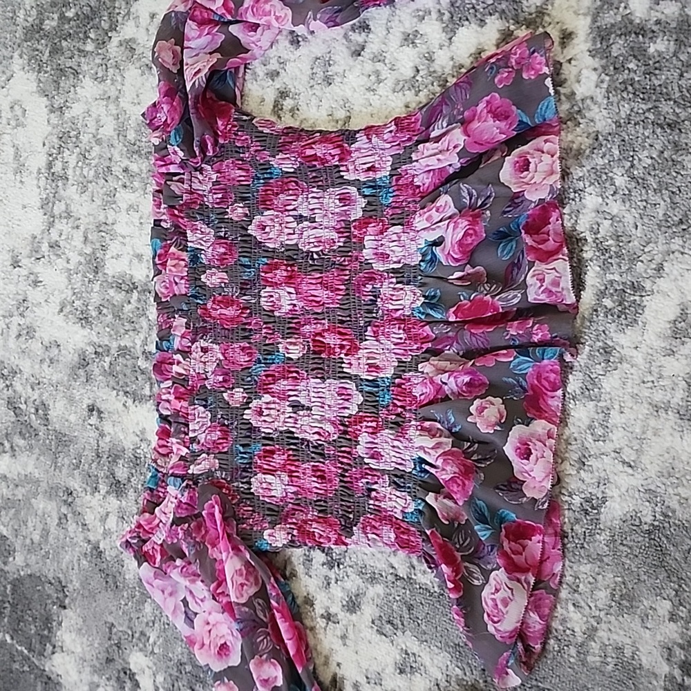Torrid Smocked Crop Top